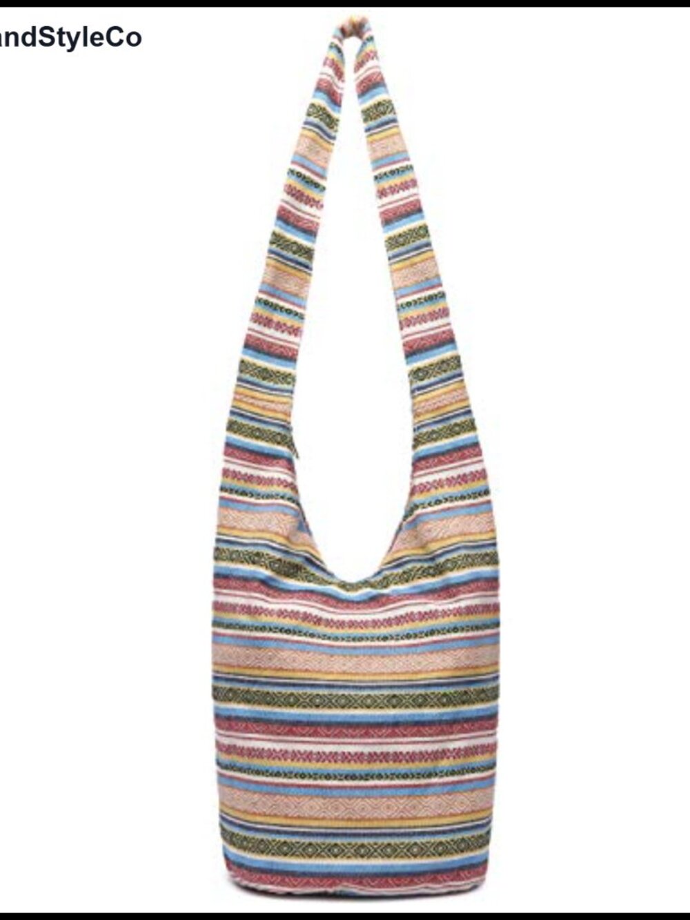 Canvas Hippie Crossbody Bag Boho Hobo Handbag Shoulder Sling